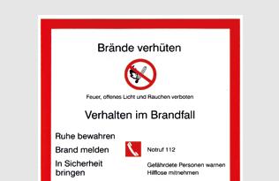 Brandschutzordnungen